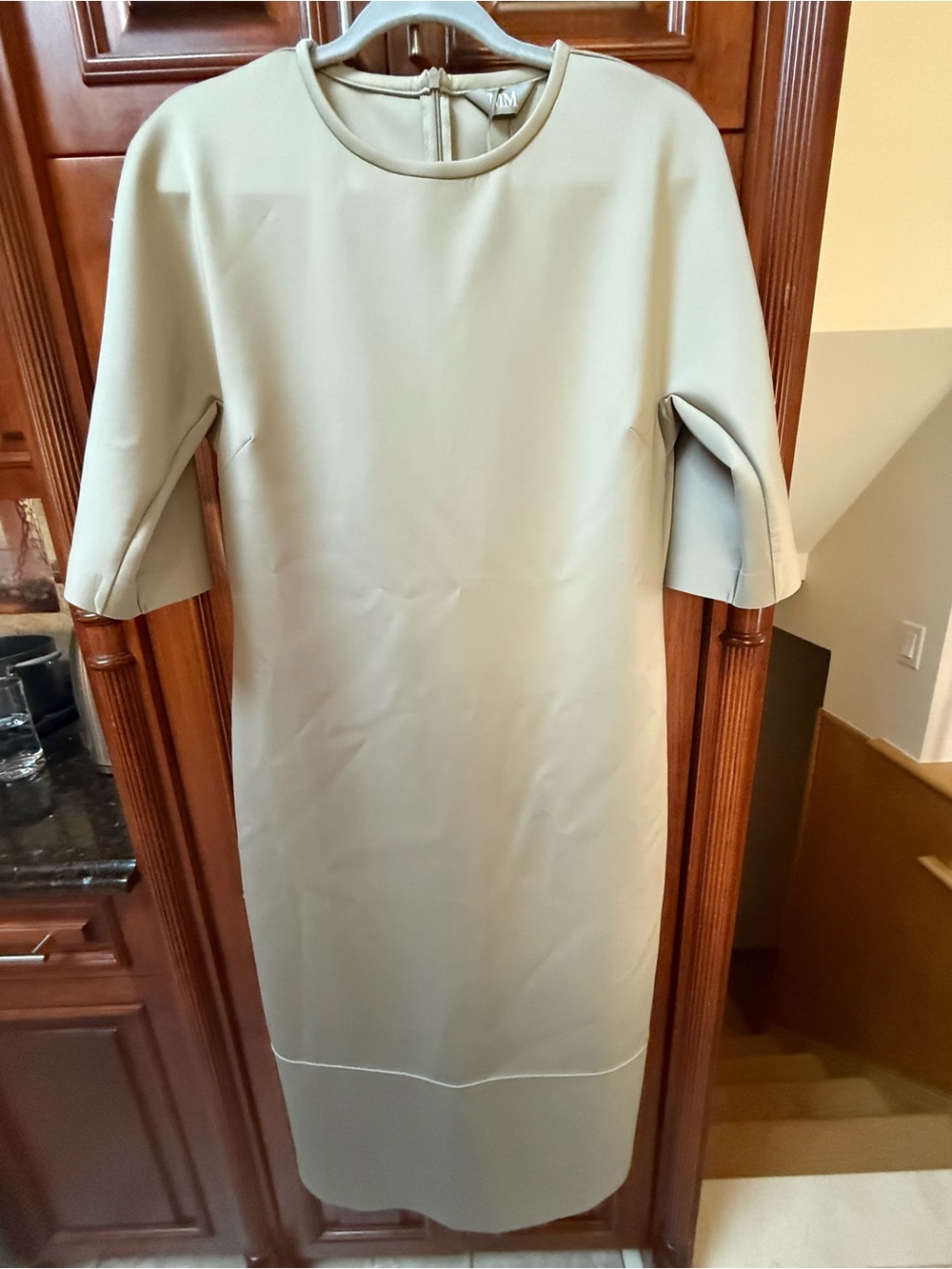 MM by MaxMara Sage Midi Shift Dress